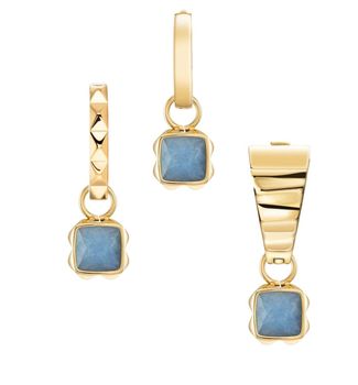 Charms Zawieszka do kolczyków Coeur de Lion 1301440700 Birthstone Niebieski Awenturyn Gold 1 cm - para (3).jpg